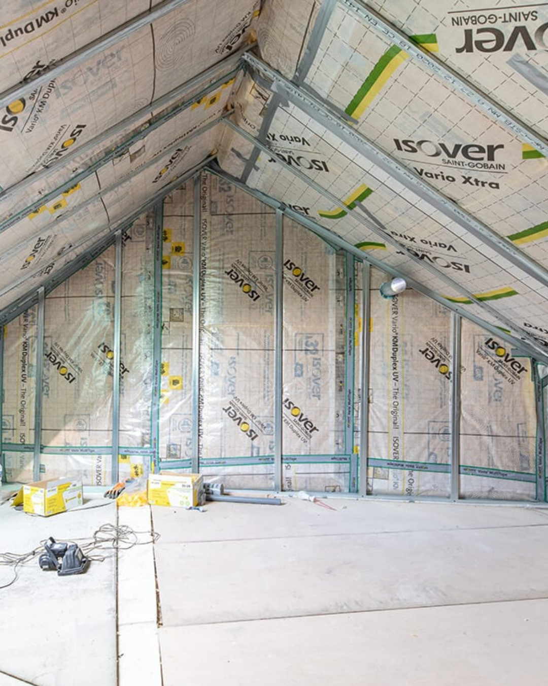 Isolation & Agencement intérieur — chantier réalisé par Le QG de l'Habitat Isolation & Agencement intérieur — chantier réalisé par Le QG de l'Habitat